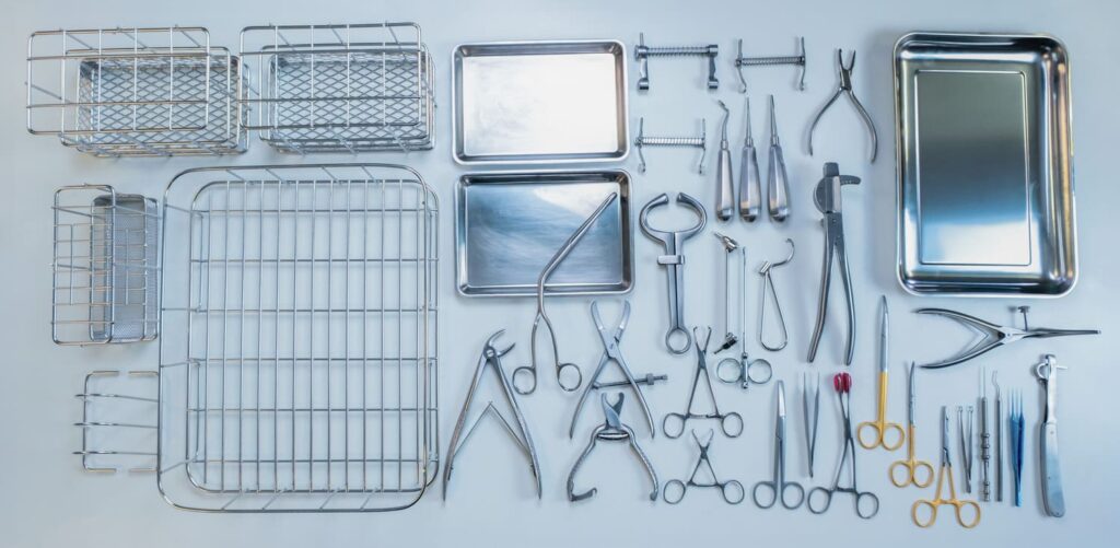 Thermolaveur vétérinaire vue panier décomposé - Daan Tech Medical